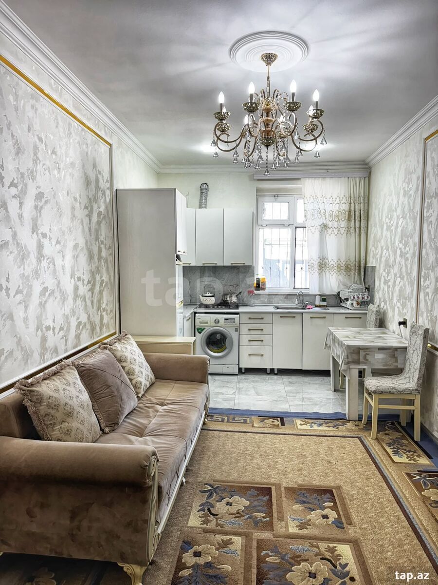 2-otaqlı mənzil kirayə verilir, Babək pr., 50 m²