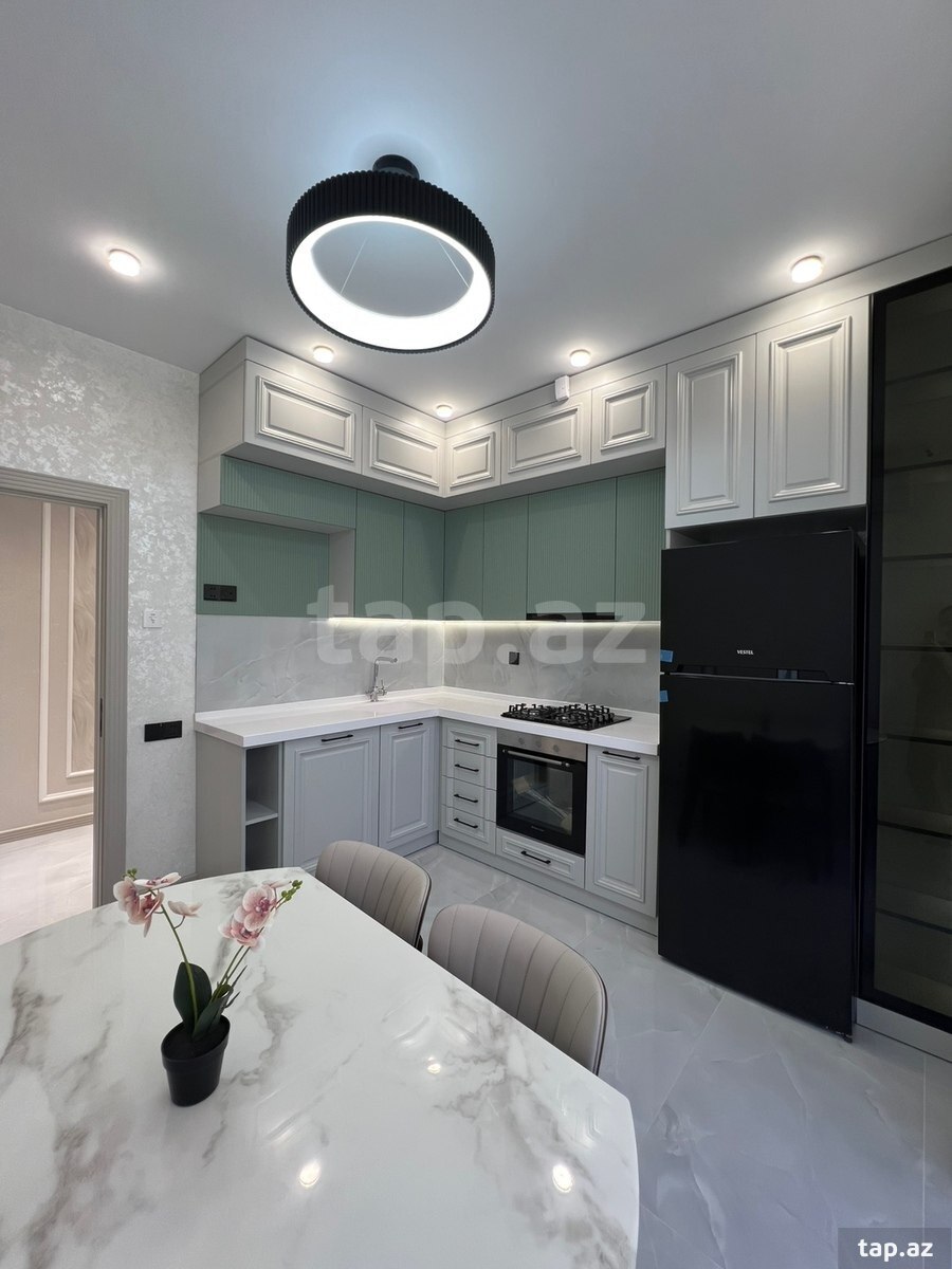 3-otaqlı yeni tikili, Həzi Aslanov m., 92 m²