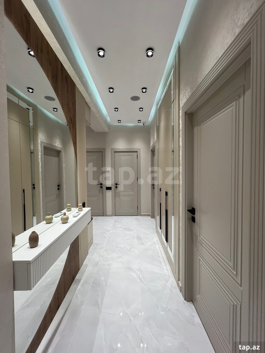3-otaqlı yeni tikili, Həzi Aslanov m., 92 m²