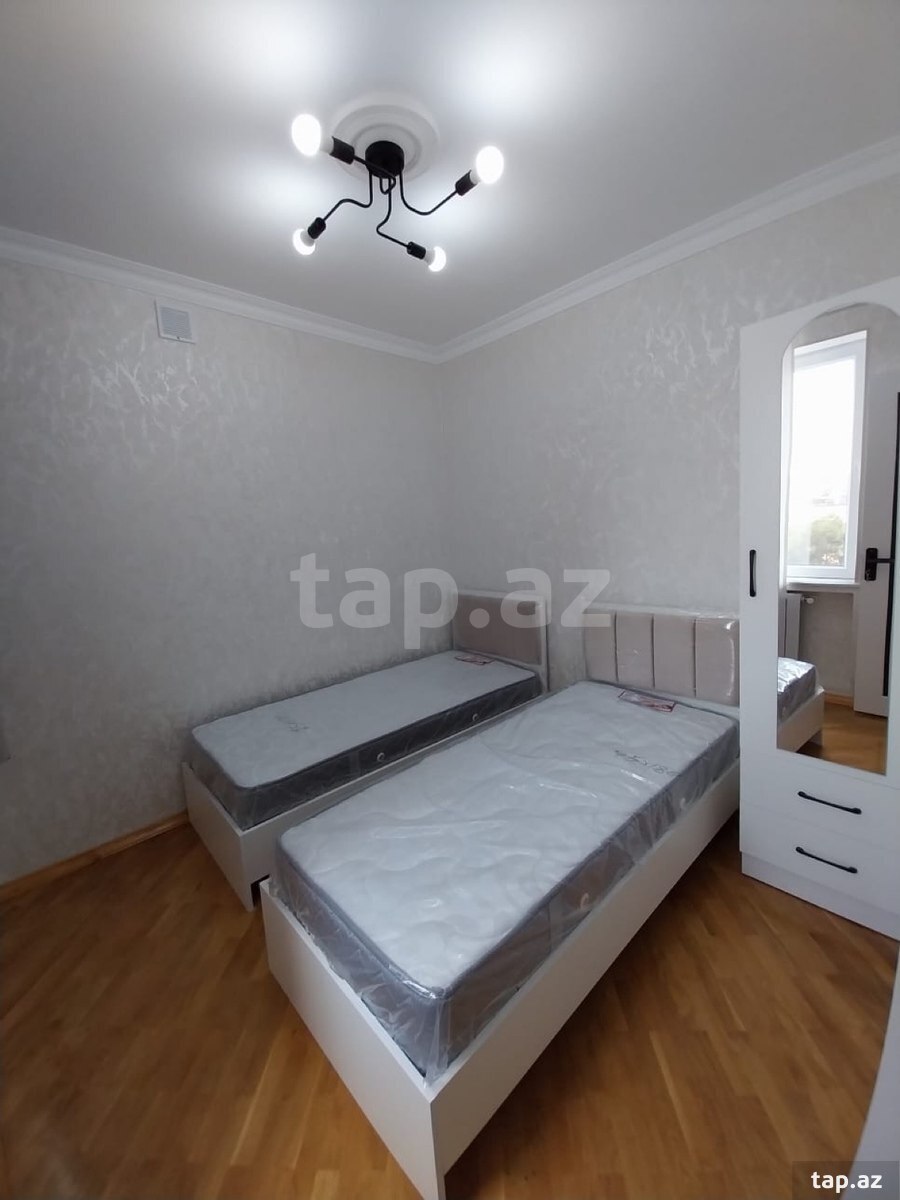 2-otaqlı mənzil kirayə verilir, Yasamal r., 45 m²