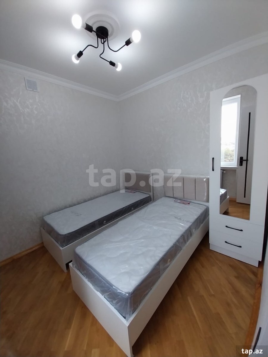 2-otaqlı mənzil kirayə verilir, Yasamal r., 45 m²