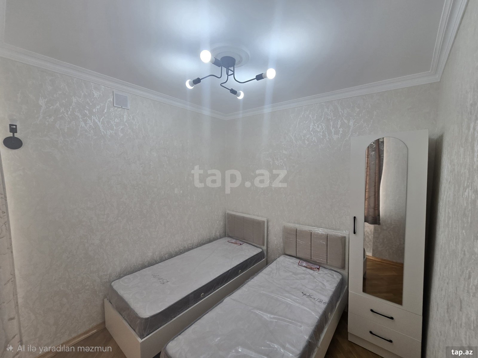 2-otaqlı mənzil kirayə verilir, Yasamal r., 45 m²