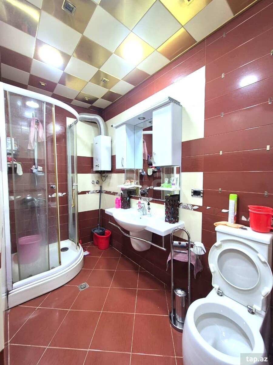 3-otaqlı mənzil, Sahil m., 108 m²