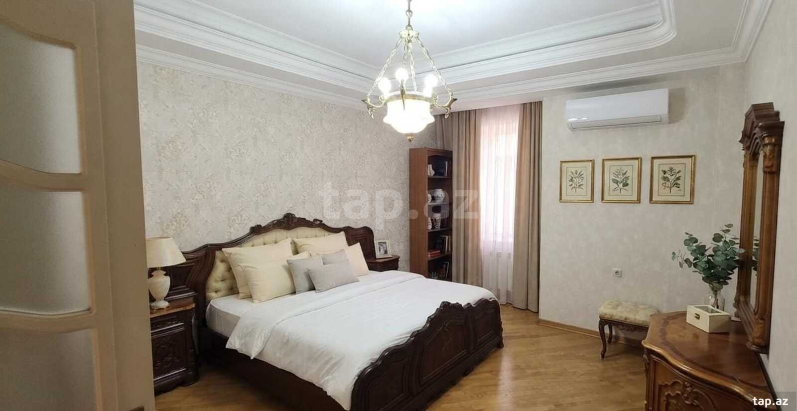 5-otaqlı mənzil kirayə verilir, R.Behbudov küç., 180 m²
