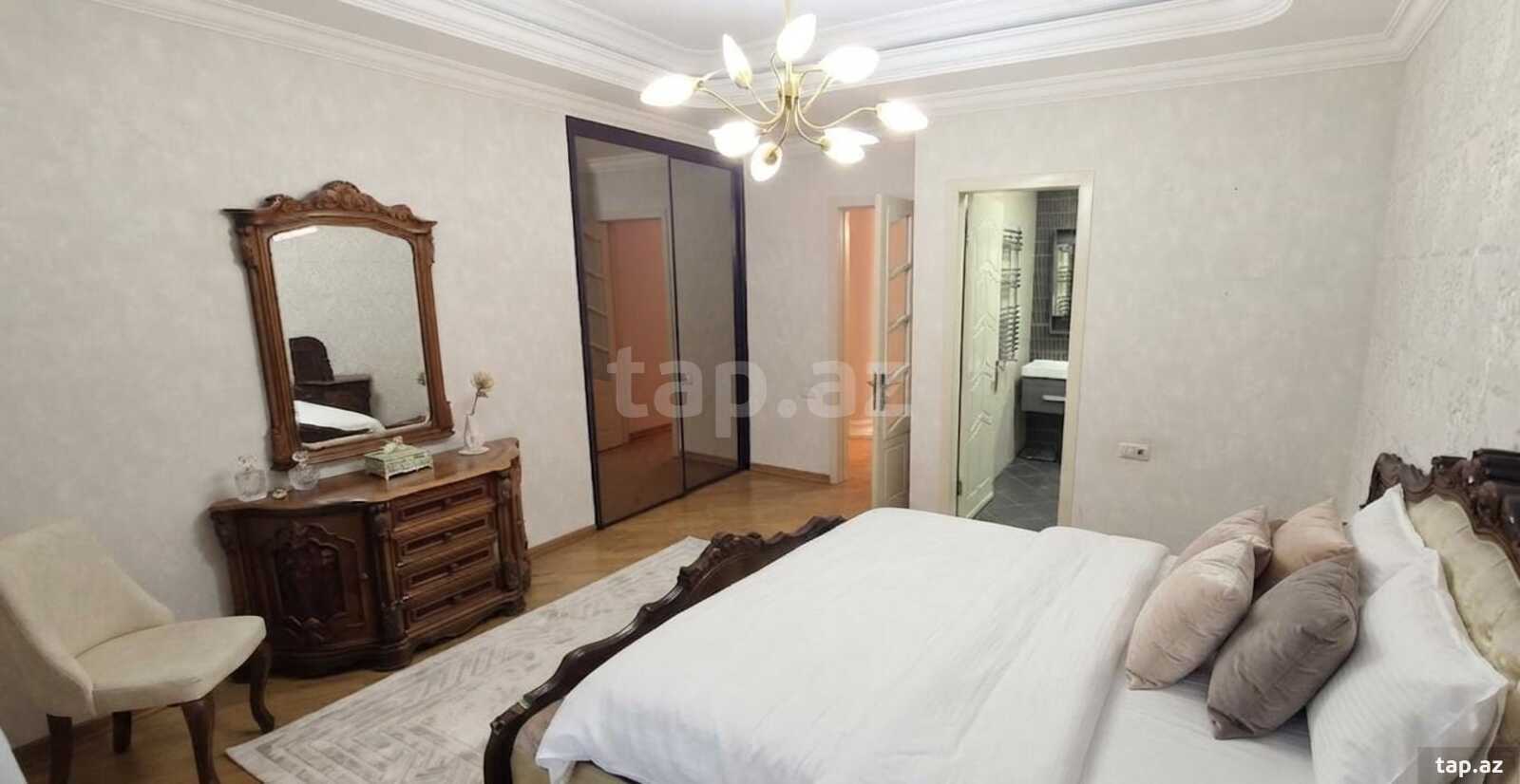 5-otaqlı mənzil kirayə verilir, R.Behbudov küç., 180 m²