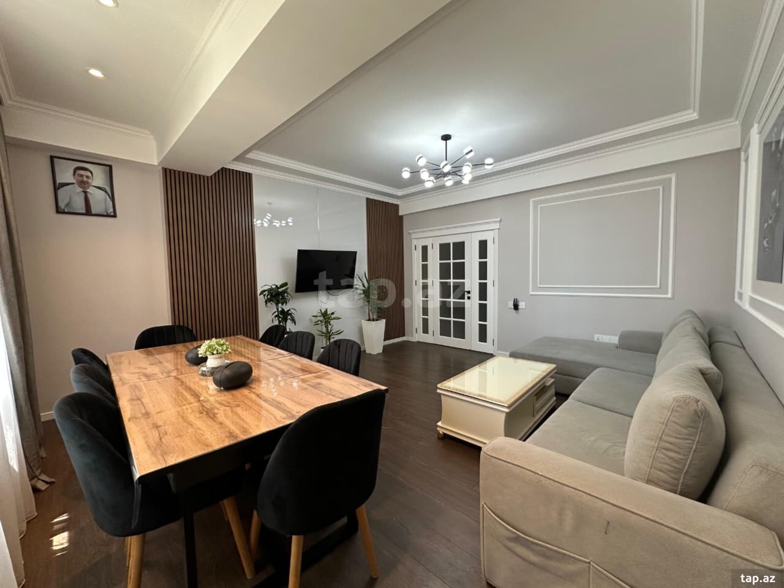 3-otaqlı yeni tikili, Həzi Aslanov m., 115 m²