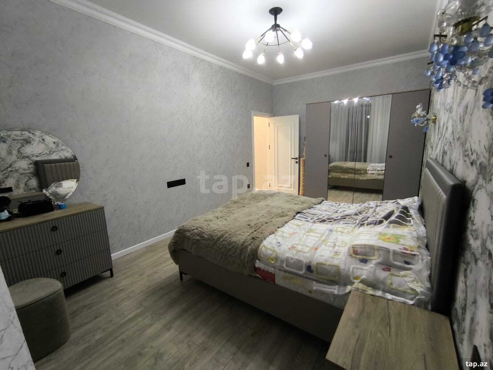 2-otaqlı yeni tikili kirayə verilir, N.Nərimanov m., 92 m²