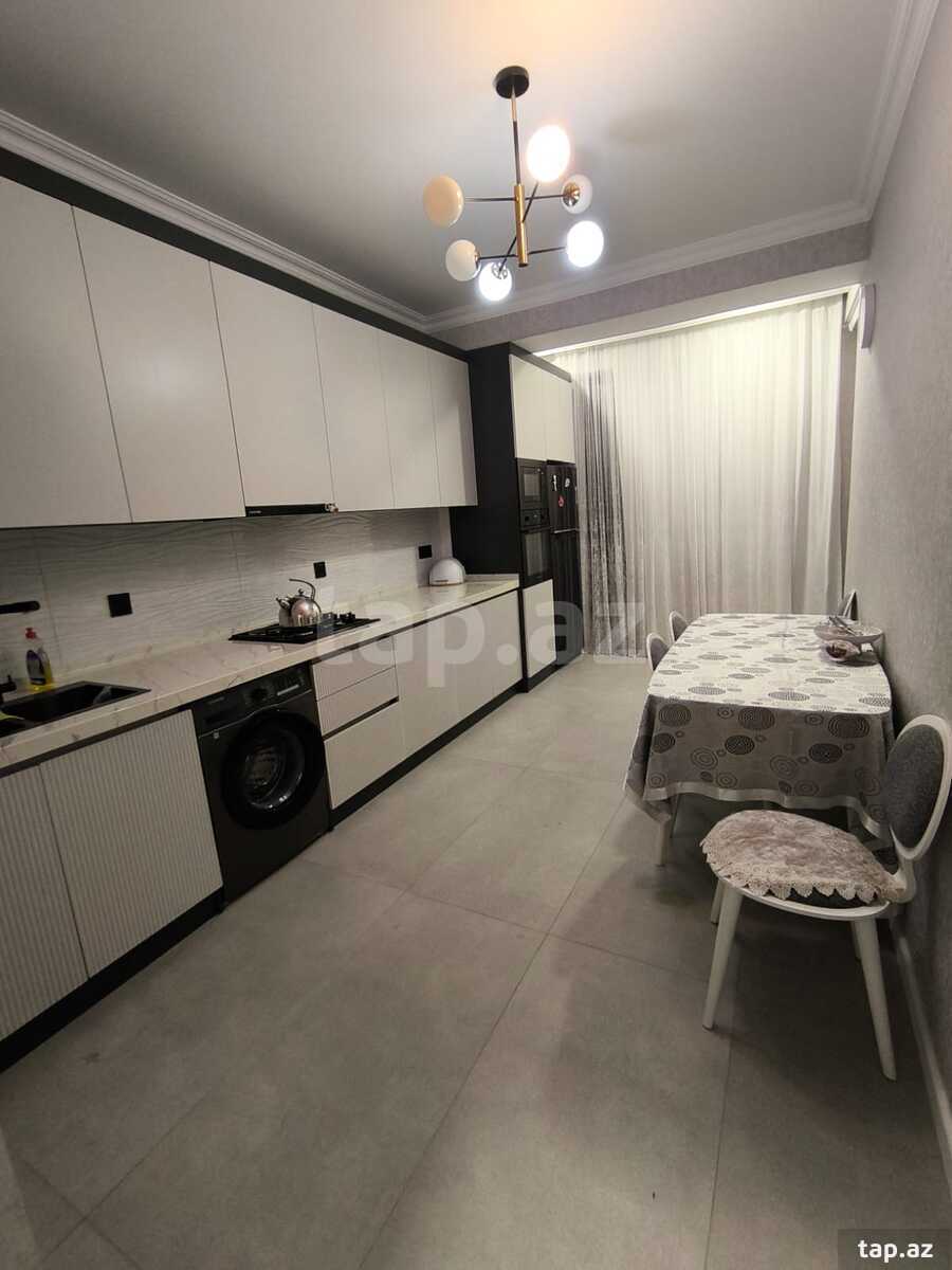 2-otaqlı yeni tikili kirayə verilir, N.Nərimanov m., 92 m²