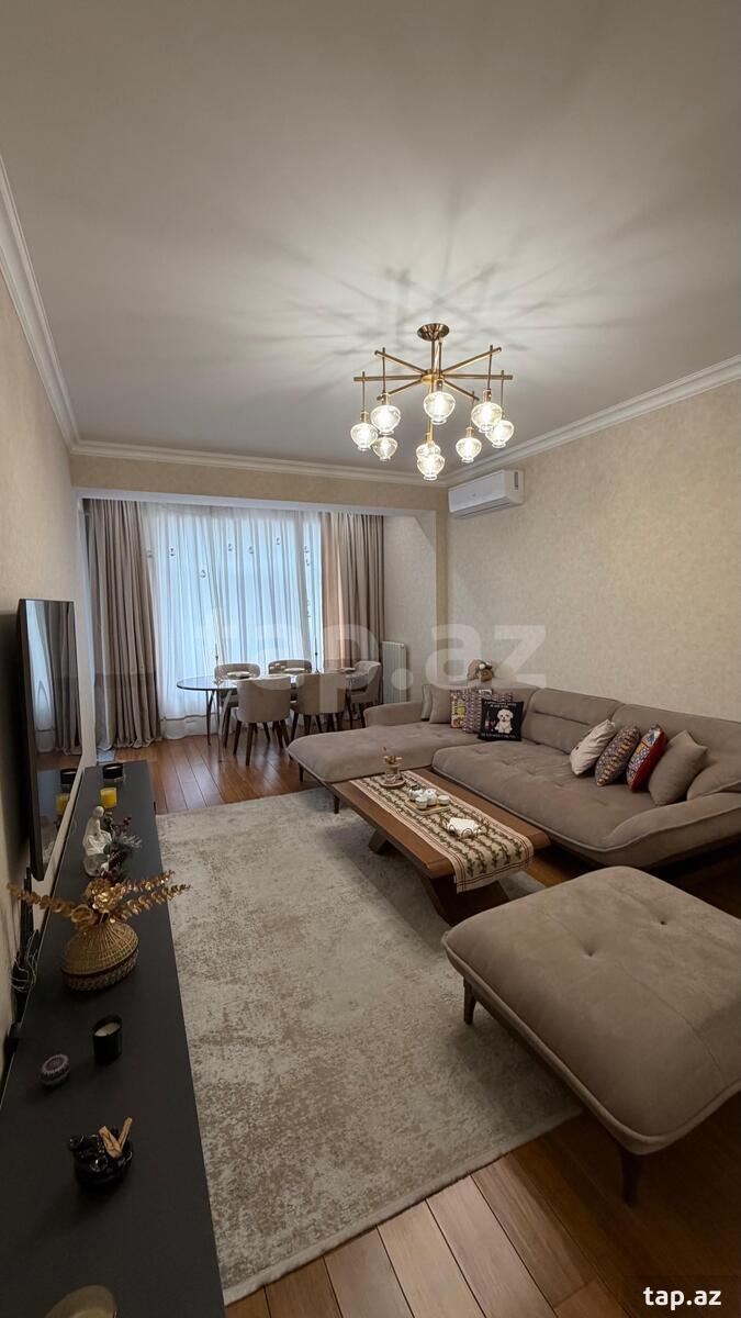 3-otaqlı yeni tikili kirayə verilir, Sergey Senyuşkin küç., 128 m²