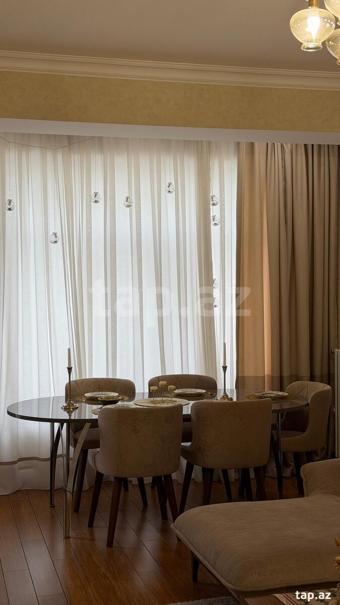 3-otaqlı yeni tikili kirayə verilir, Sergey Senyuşkin küç., 128 m²