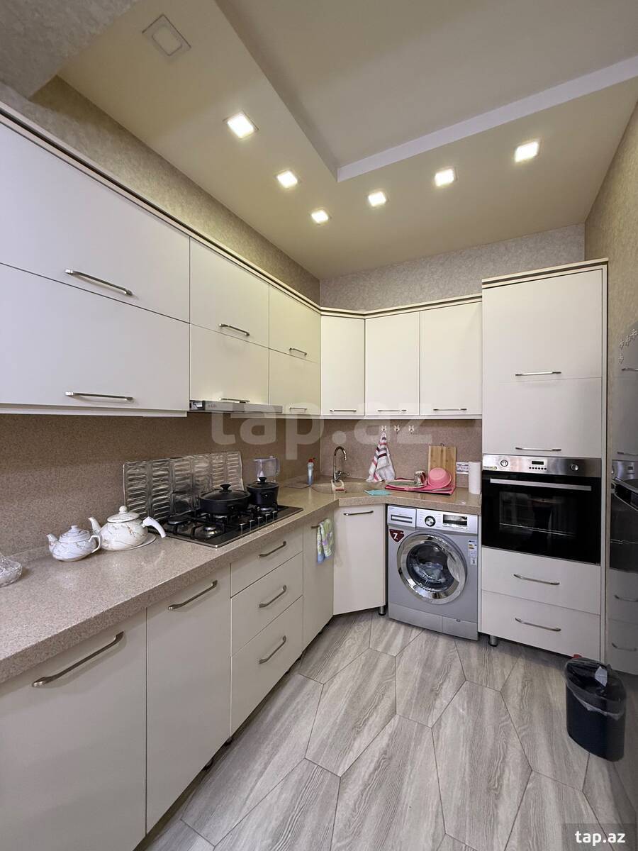 2-otaqlı yeni tikili kirayə verilir, Elmlər Akademiyası m., 75 m²