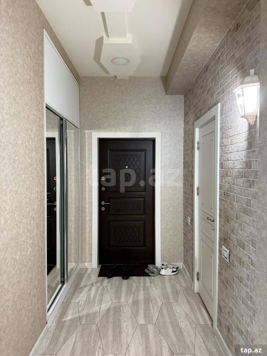 2-otaqlı yeni tikili kirayə verilir, Elmlər Akademiyası m., 75 m²