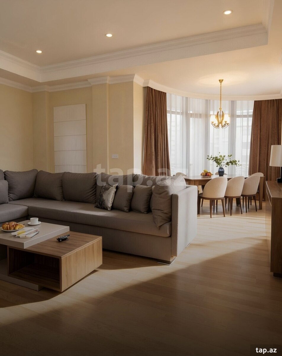 4-otaqlı yeni tikili kirayə verilir, Koroğlu m., 120 m²