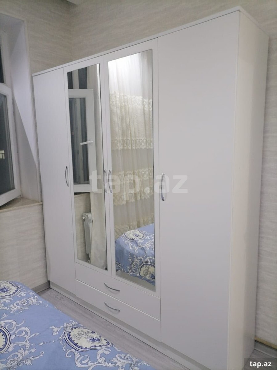 2-otaqlı yeni tikili kirayə verilir, Həzi Aslanov m., 56 m²