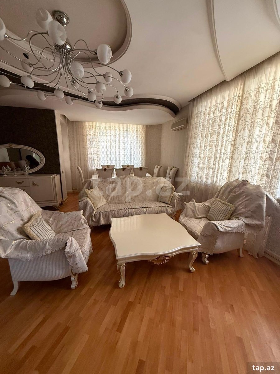 3-otaqlı yeni tikili kirayə verilir, Cəfər Xəndan küç., 158 m²
