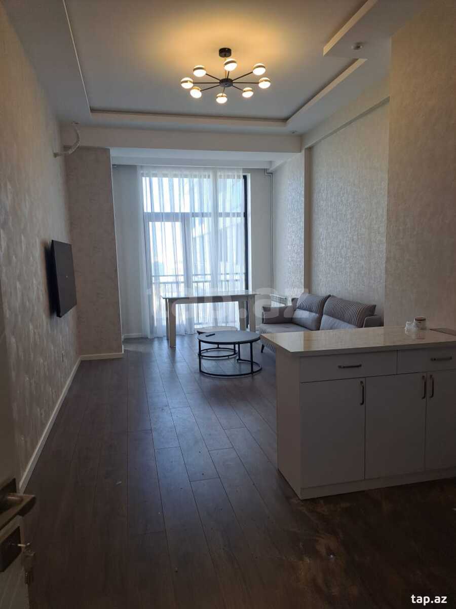 2-otaqlı yeni tikili kirayə verilir, Gənclik m., 65 m²