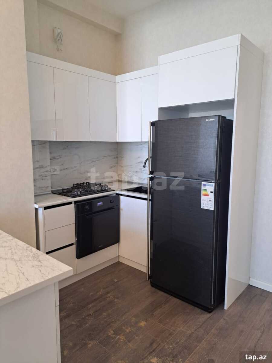2-otaqlı yeni tikili kirayə verilir, Gənclik m., 65 m²