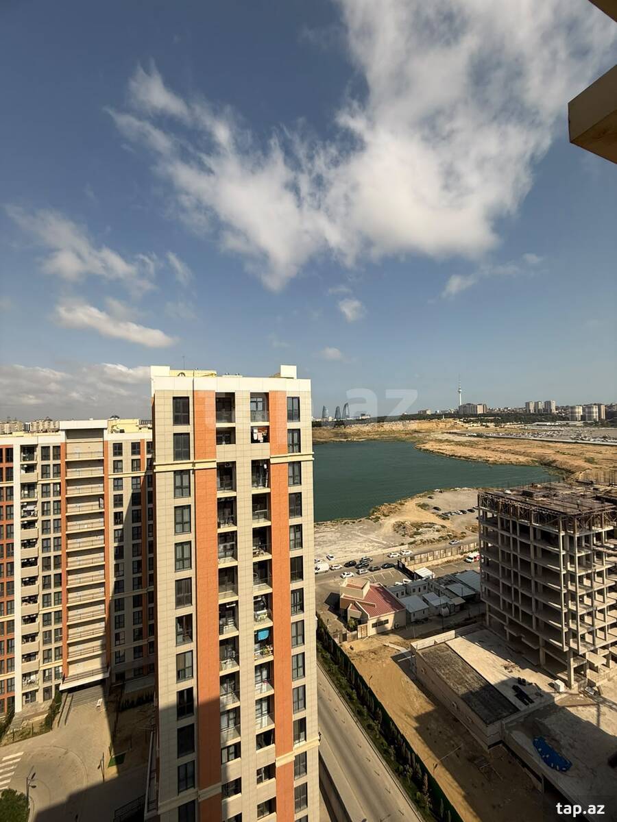 4-otaqlı yeni tikili, Yasamal r., 107 m²