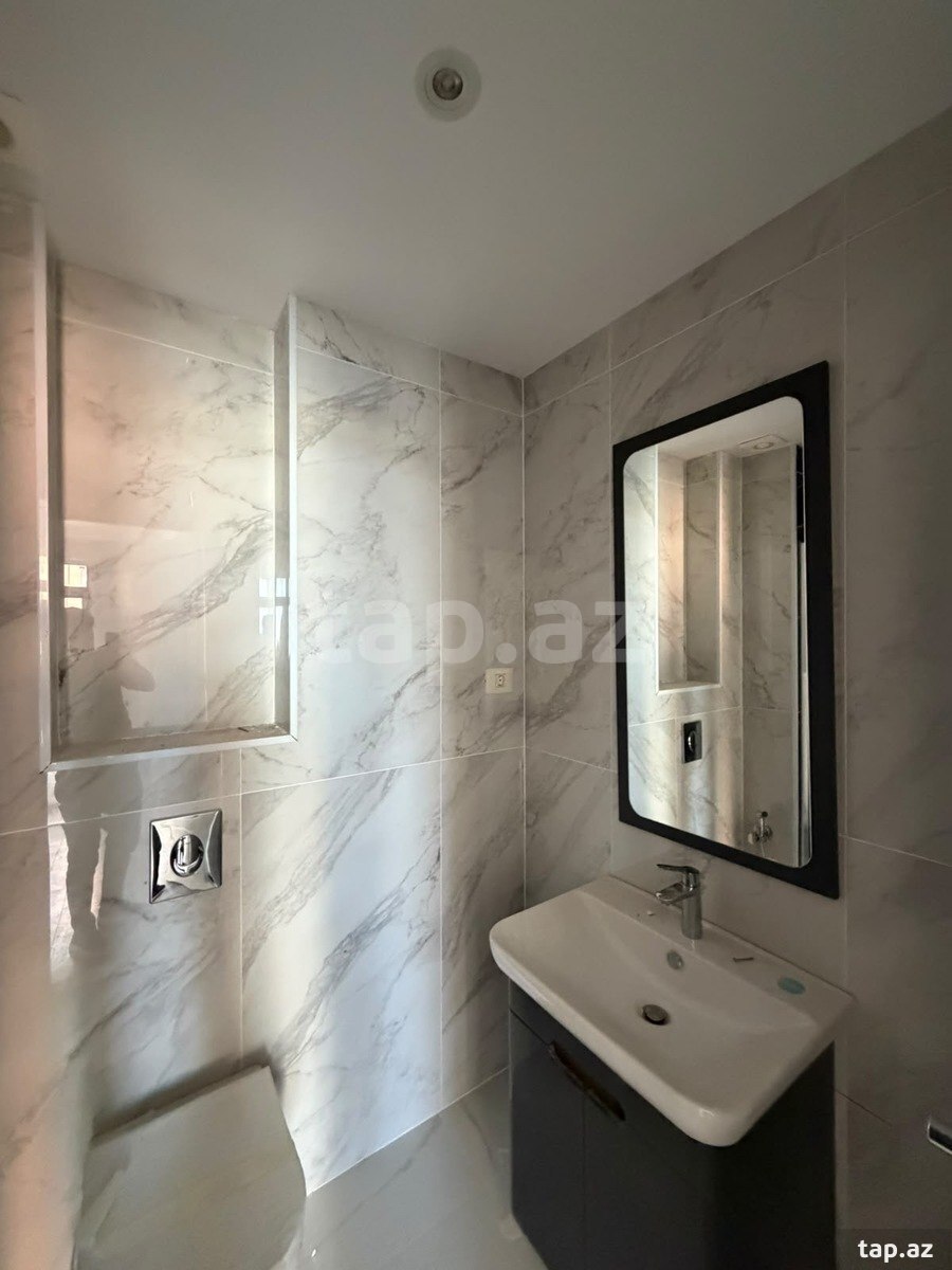 4-otaqlı yeni tikili, Yasamal r., 107 m²