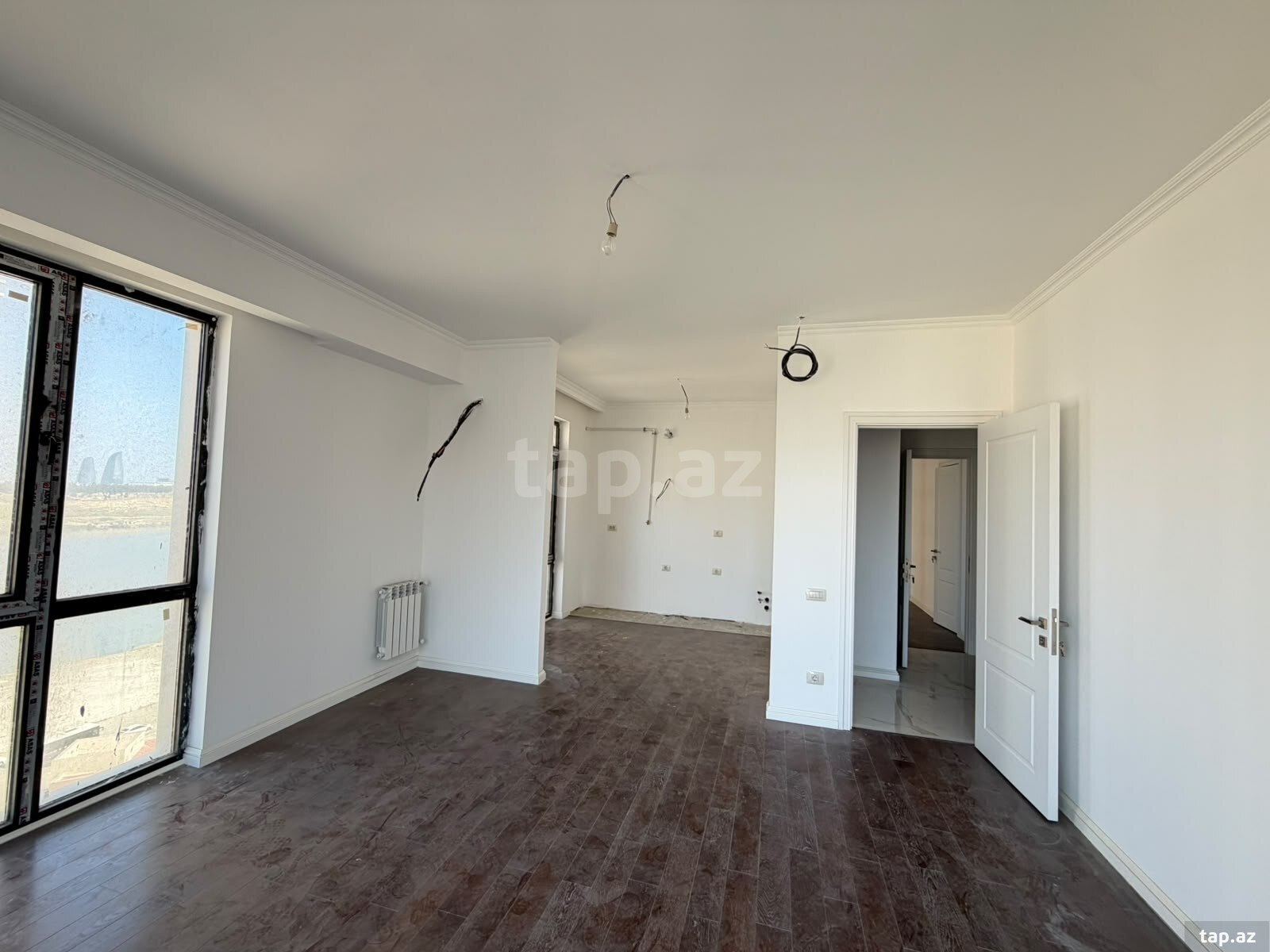 4-otaqlı yeni tikili, Yasamal r., 107 m²