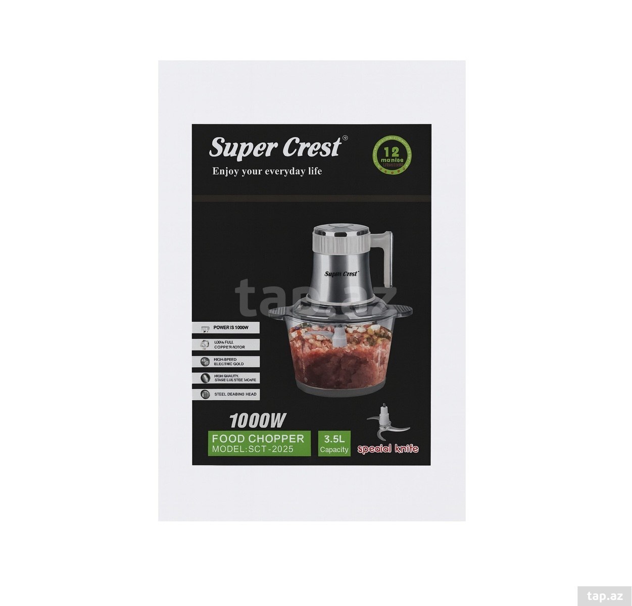 Doğrayıcı Super CREST SCT-2025 — 1