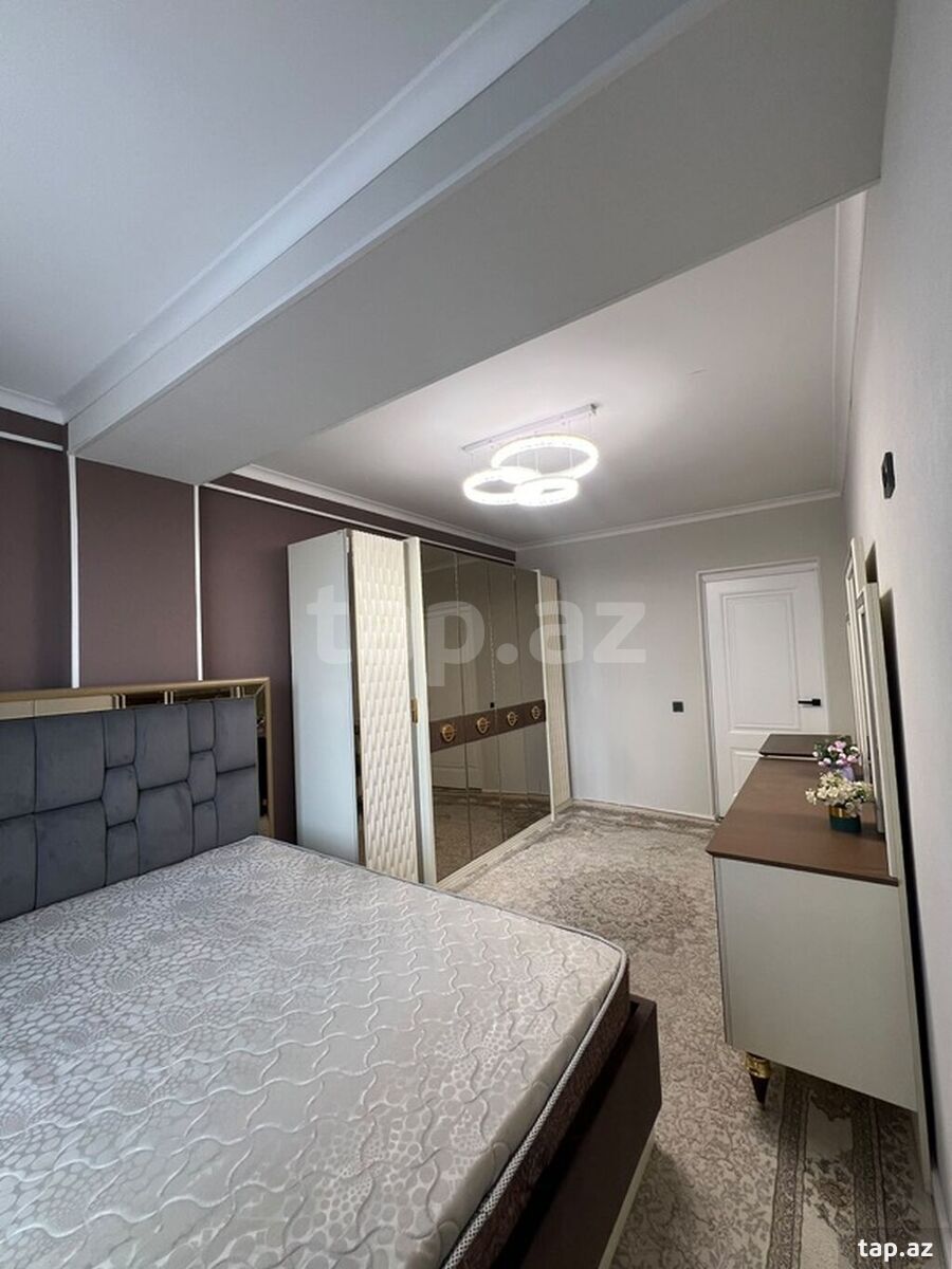 2-otaqlı yeni tikili kirayə verilir, Nərimanov m., 77 m²