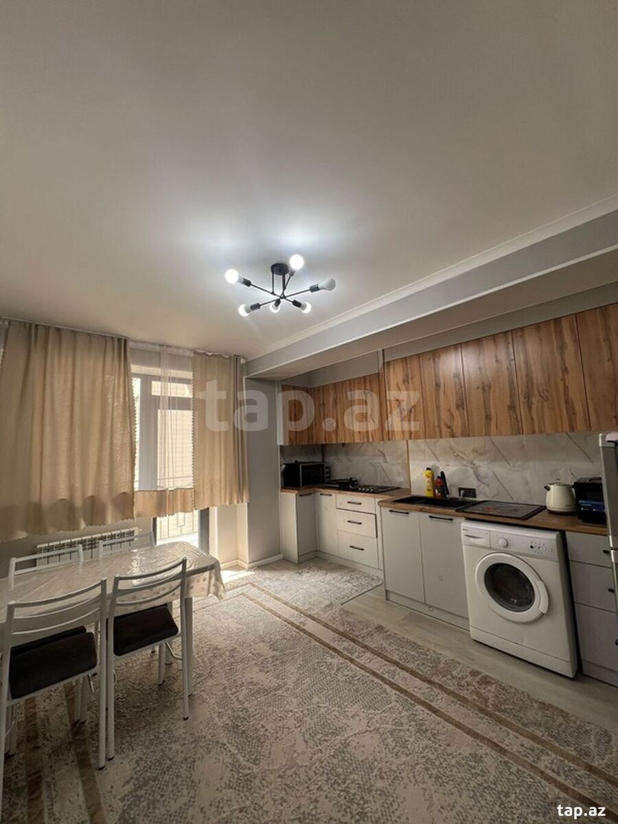 2-otaqlı yeni tikili kirayə verilir, Nərimanov m., 77 m²