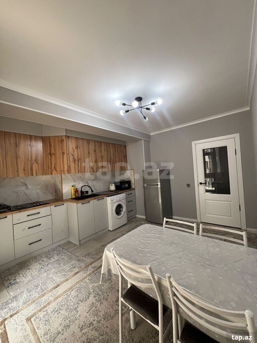 2-otaqlı yeni tikili kirayə verilir, Nərimanov m., 77 m²