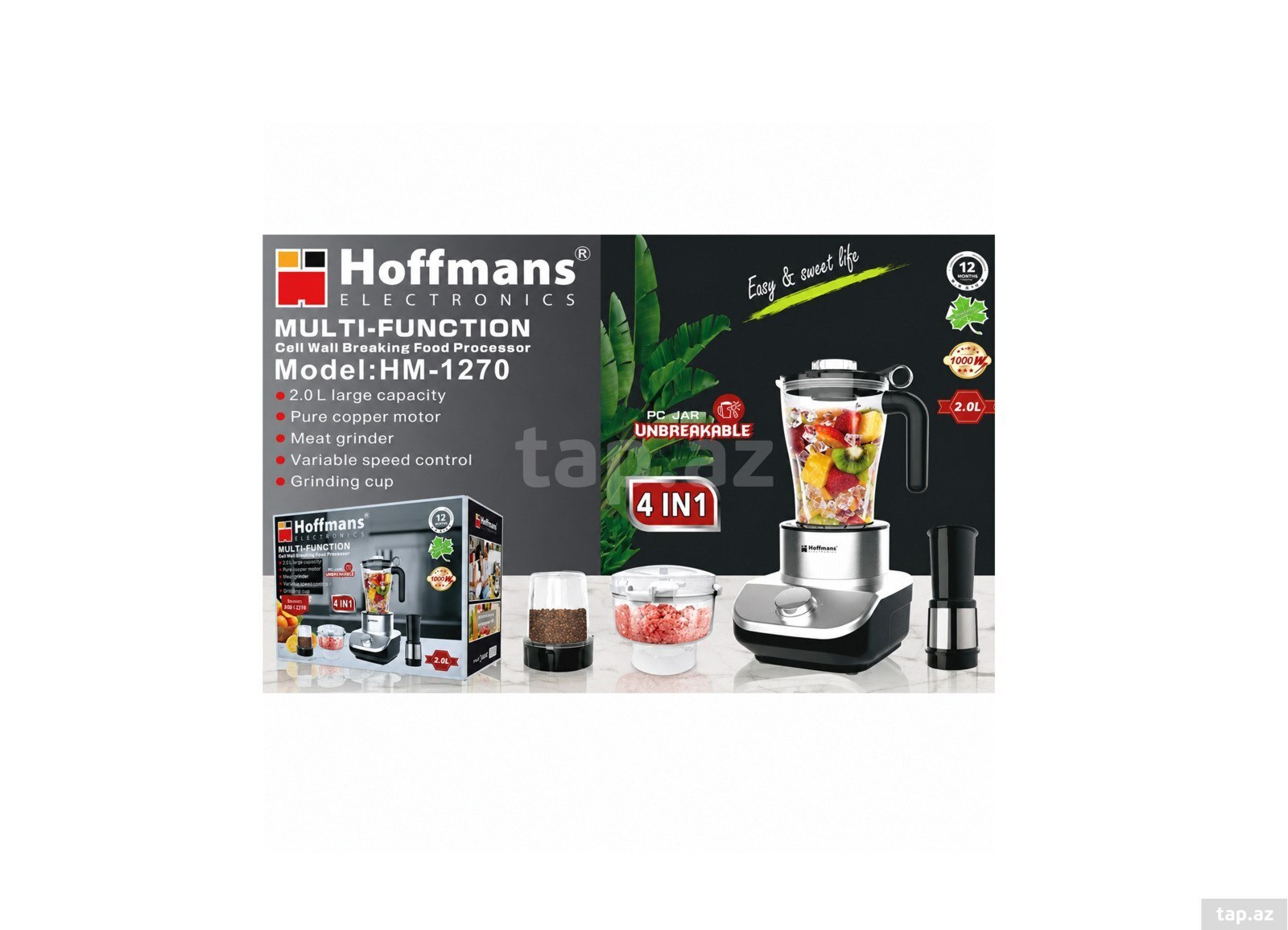 Kokteyl aparatı HOFFMANS HM-1270 — 1