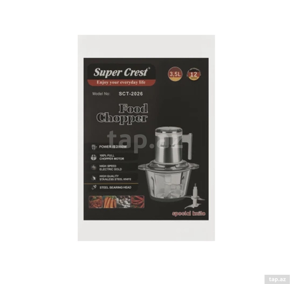 SUPER Crest SCT-2026 doğrayıcı — 1