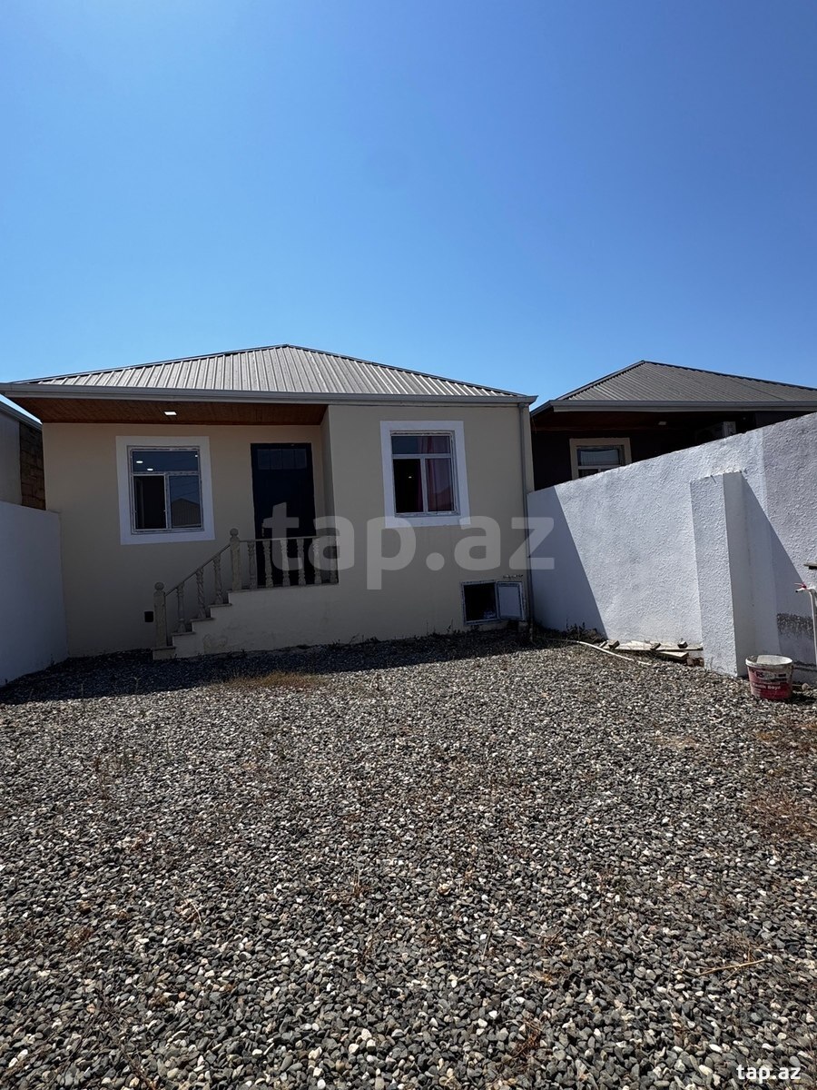 3 otaqlı həyət evi satılır, Binə, Bakı