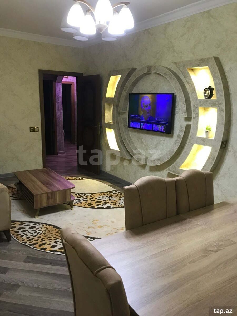 3-otaqlı mənzil kirayə verilir, S. Ə. Şirvani küç., 56 m²