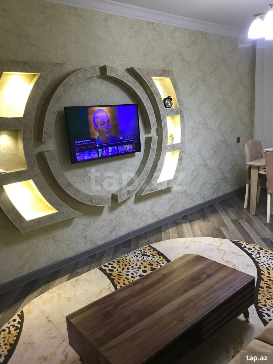 3-otaqlı mənzil kirayə verilir, S. Ə. Şirvani küç., 56 m²