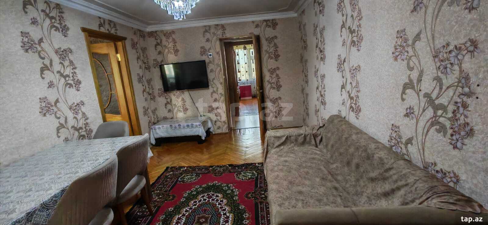 3-otaqlı mənzil kirayə verilir, Bakıxanov qəs., 80 m²