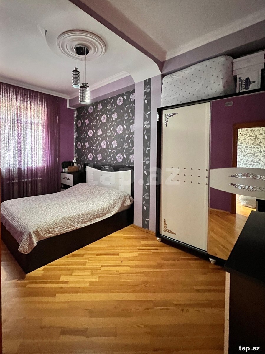 3-otaqlı mənzil, B. Nuriyev küç. 16A, 80 m²