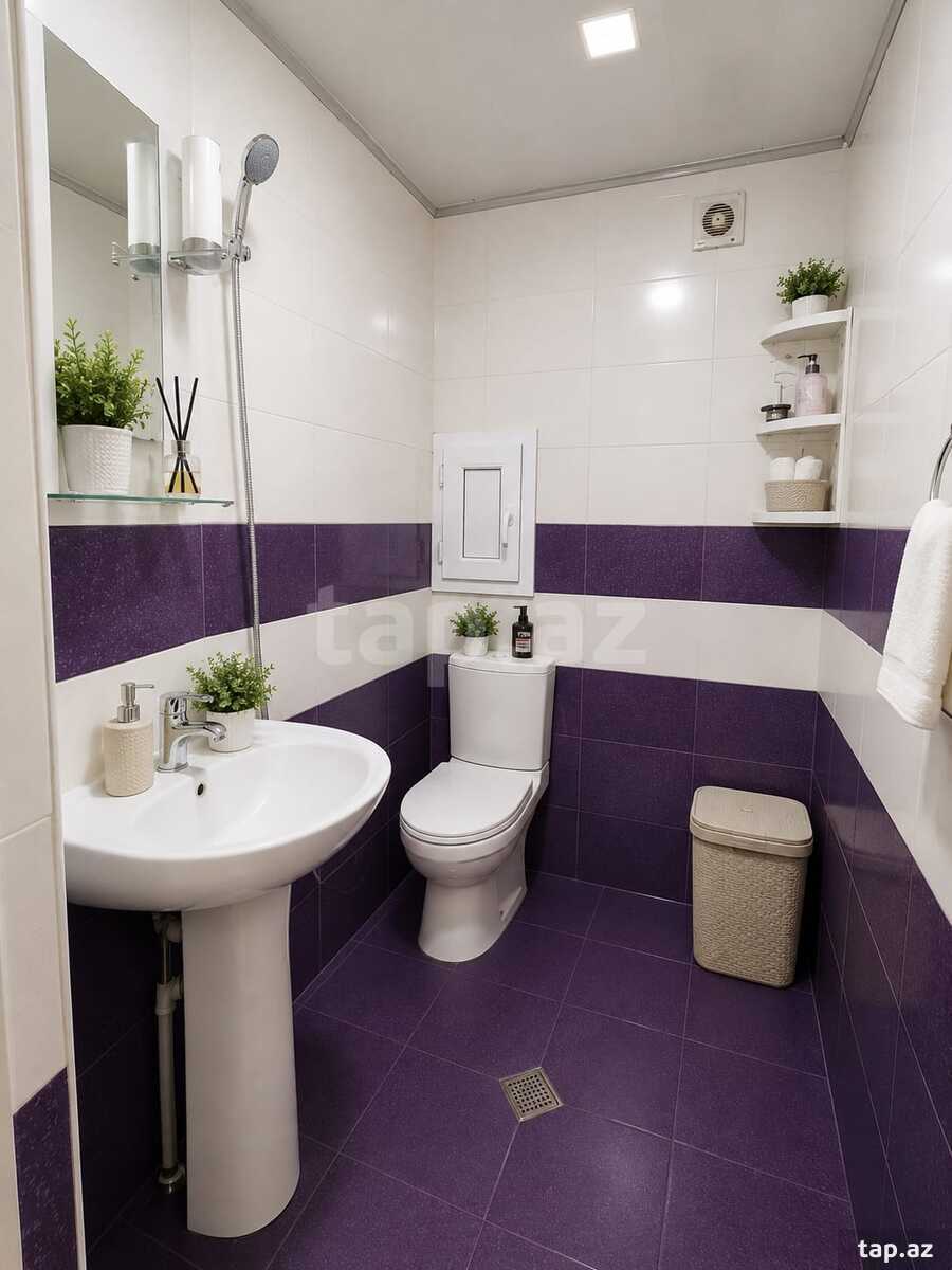 2-otaqlı yeni tikili, Babək pr., 51.3 m²