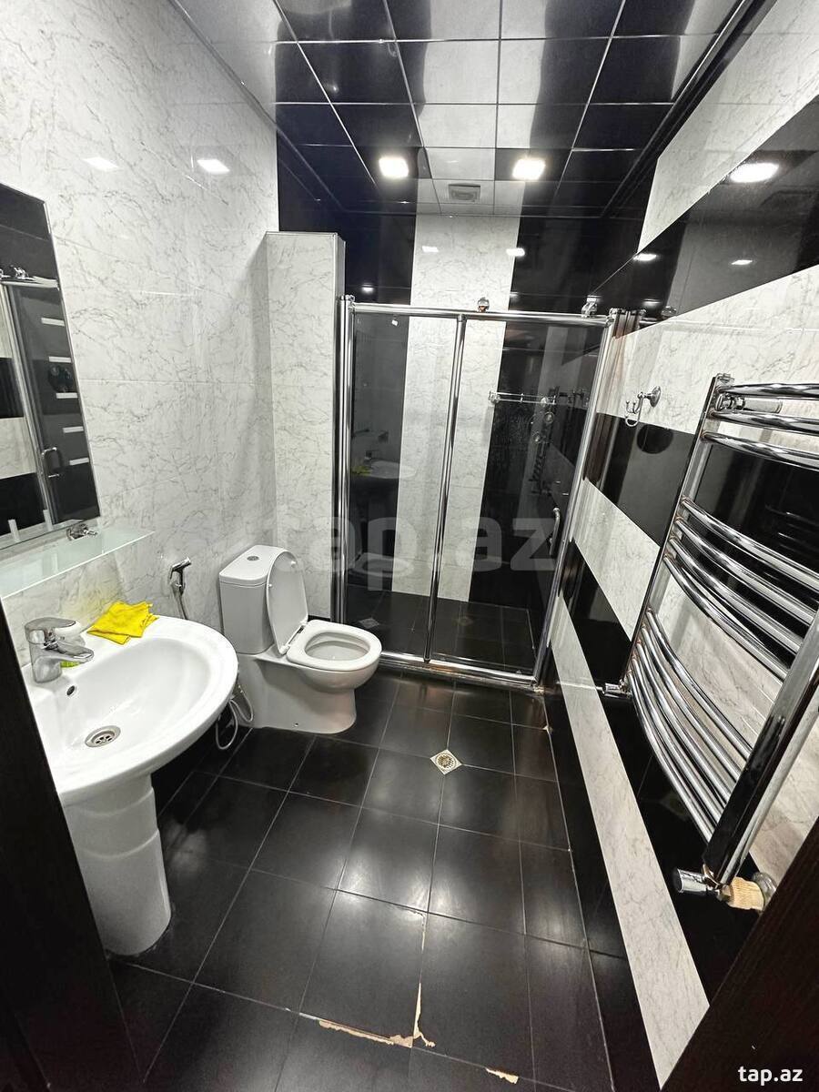 2-otaqlı yeni tikili kirayə verilir, Nizami m., 70 m²
