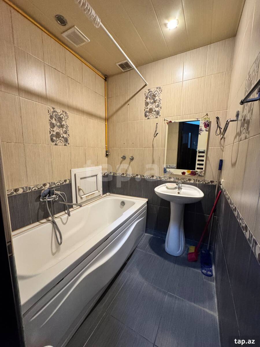 2-otaqlı mənzil kirayə verilir, Əli Kərim küç., 55 m²