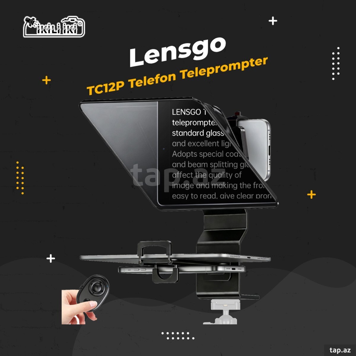 Lensgo TC12P Telefon Teleprompter