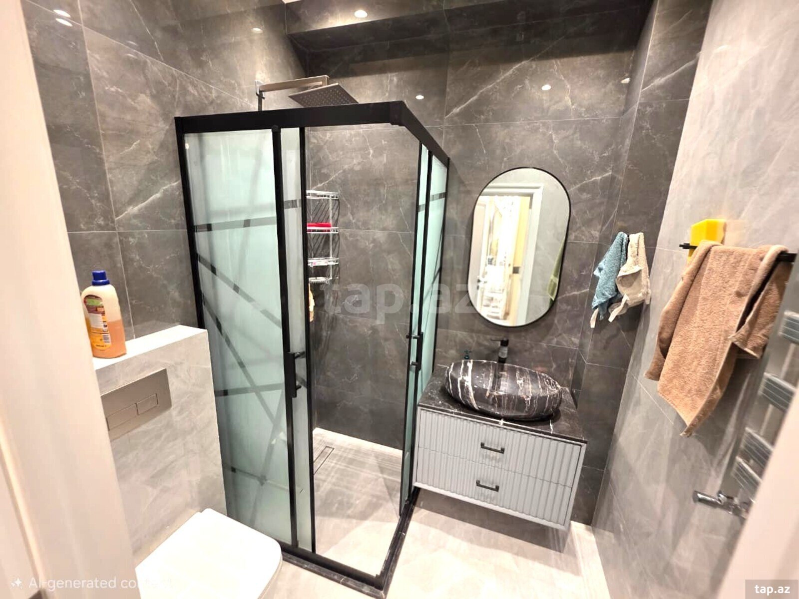 2-otaqlı yeni tikili kirayə verilir, Bakıxanov qəs., 70 m²