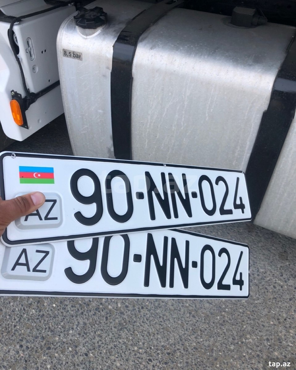 Avtomobil qeydiyyat nişanı - 90-NN-024