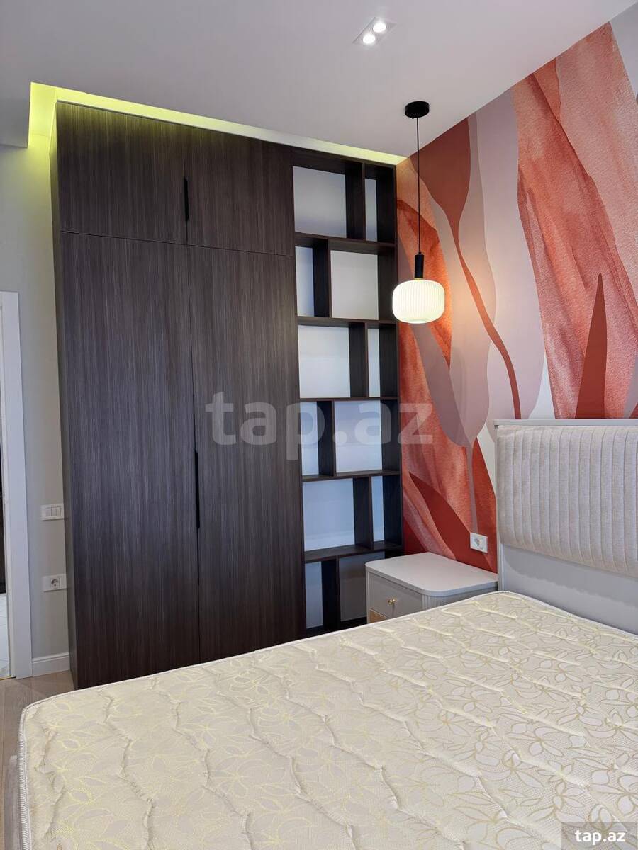 2-otaqlı yeni tikili kirayə verilir, N. Nərimanov r., 65 m²