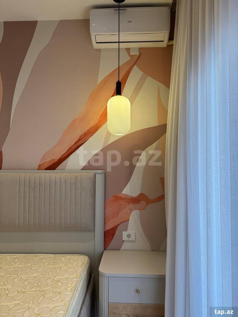 2-otaqlı yeni tikili kirayə verilir, N. Nərimanov r., 65 m²