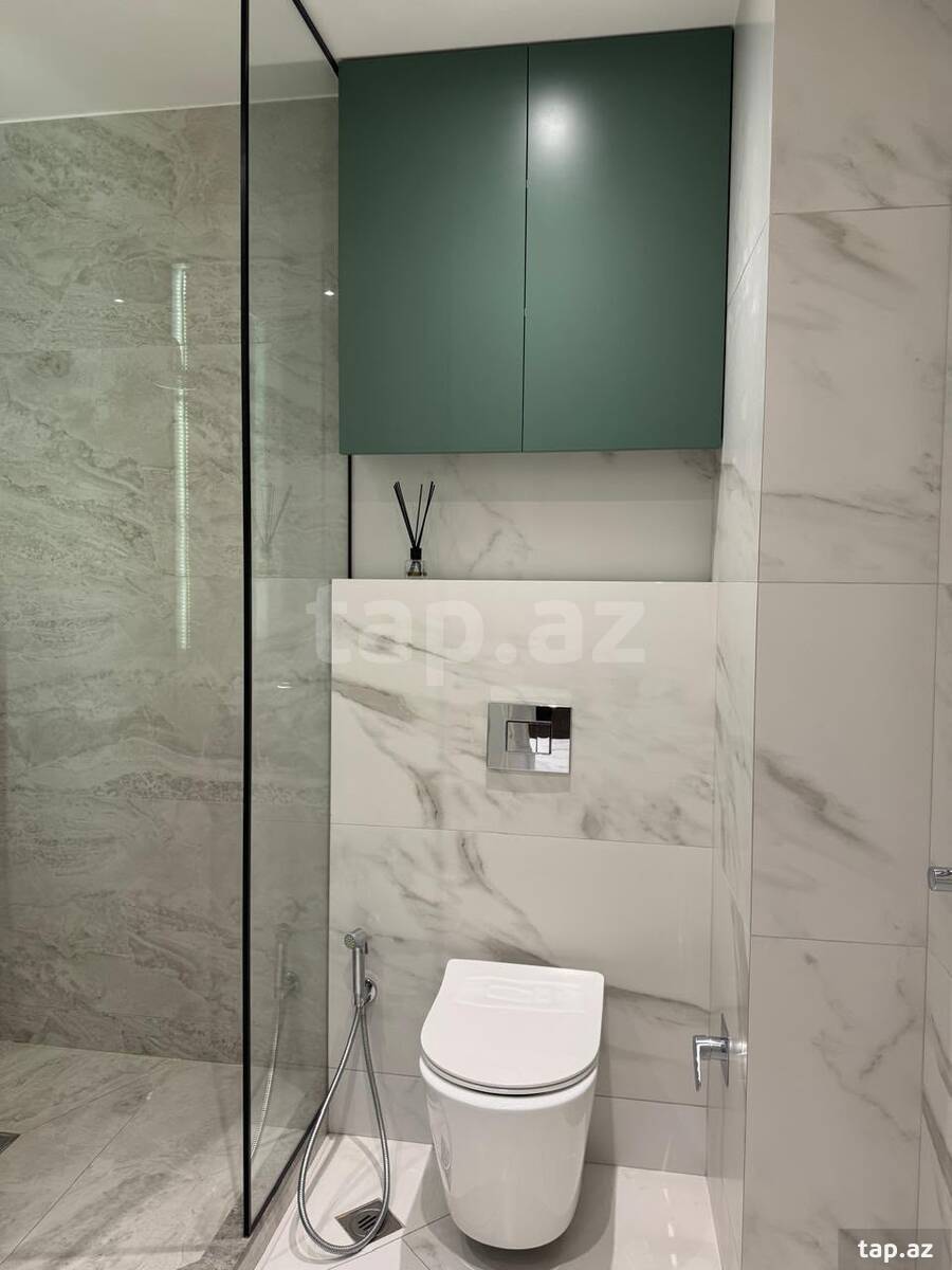 2-otaqlı yeni tikili kirayə verilir, N. Nərimanov r., 65 m²