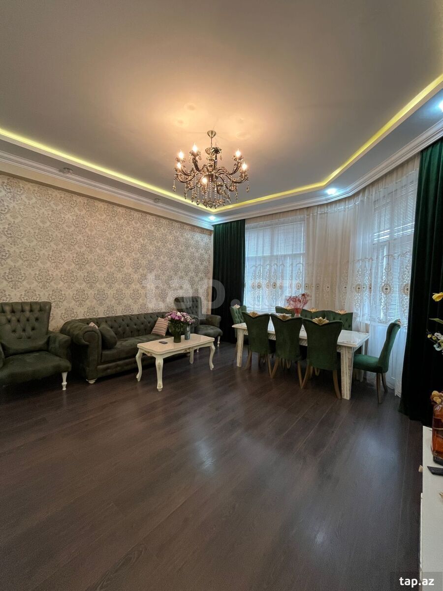 3-otaqlı yeni tikili, Həzi Aslanov m., 141 m²
