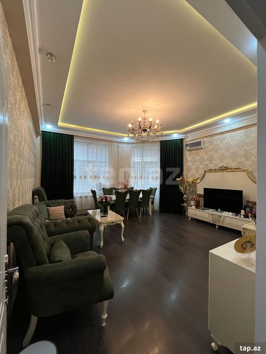 3-otaqlı yeni tikili, Həzi Aslanov m., 141 m²