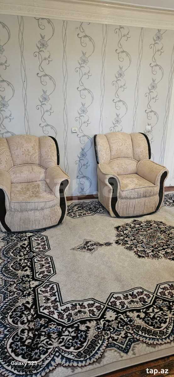 3-otaqlı mənzil kirayə verilir, Gəncə ş., 60 m²