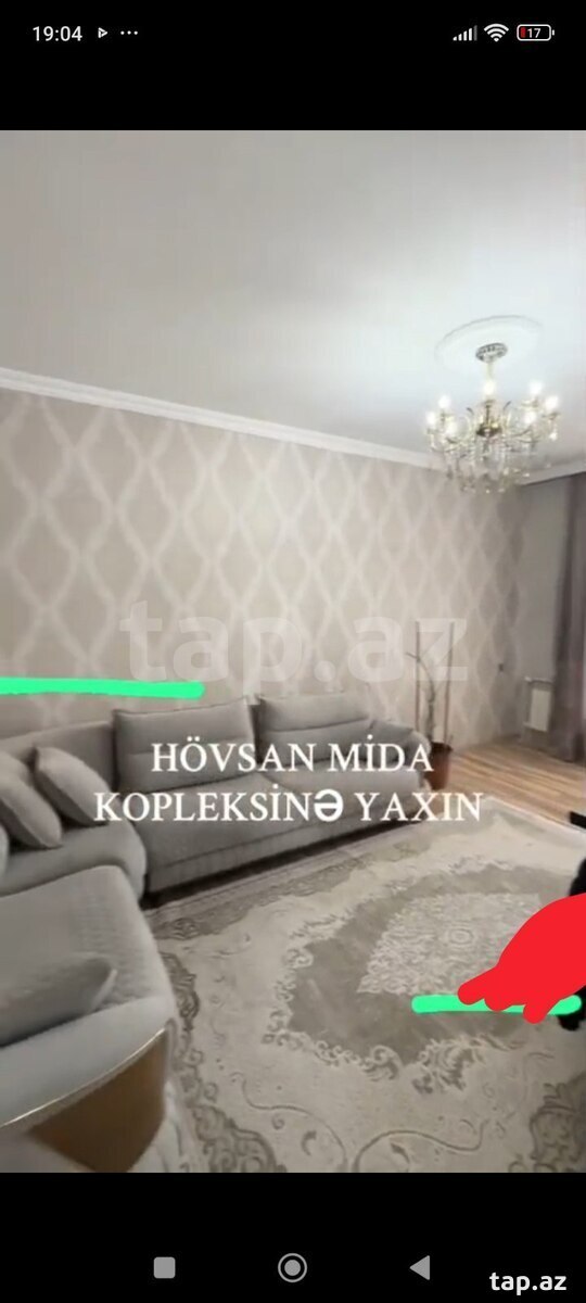 Həyət evi kirayə verilir, Hövsan qəs.