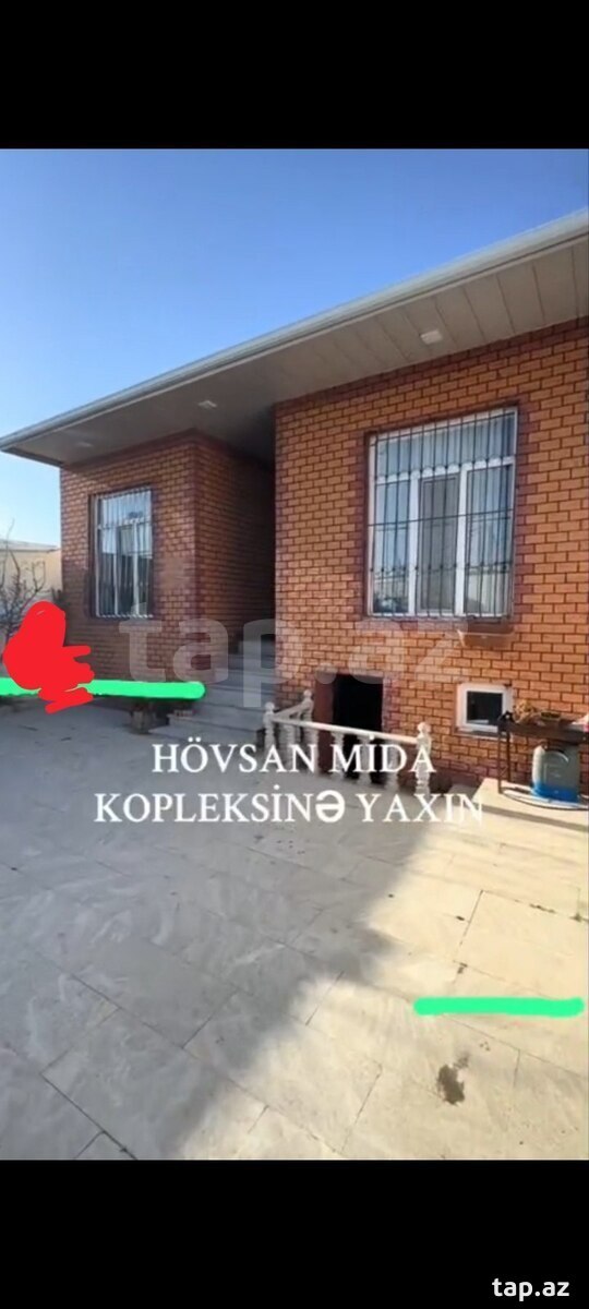 Həyət evi kirayə verilir, Hövsan qəs.