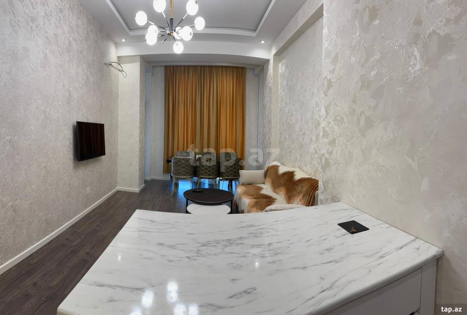 2-otaqlı yeni tikili kirayə verilir, Nəsimi r., 55 m²